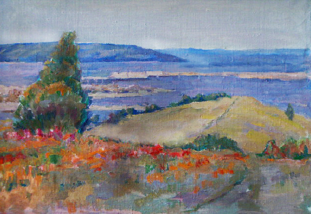 «Канівські далі». 2005. Полотно, пастель